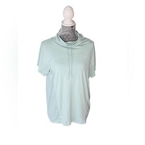 Under Armour UA Iso-Chill Short-Sleeve Cowl Neck for Ladies Large Mint Green